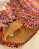 1300-پیراهن نخی دخترونه وارداتی از برند مکث با پارچه فوق العاده جذاب - Image 3