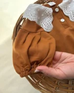 1407-بادی دورس یقه گیپوری جذاب برای دخترای قشنگمون