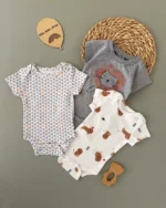 1596- بادی های نخ پنبه وارداتی برند cute koala - Image 3