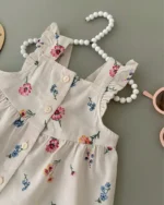 1649- پیراهن لینن دخترانه H&M - Image 5