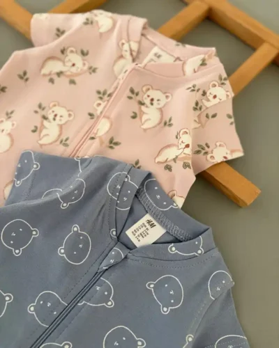 1628- رامپر نخ پنبه از برند با کیفیت H&M - Image 4