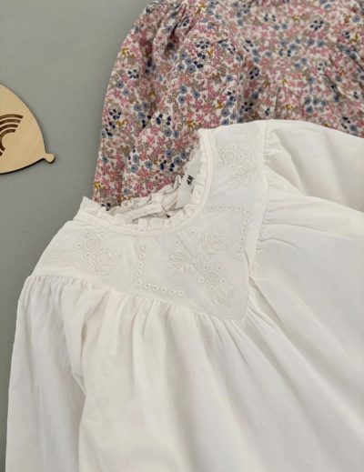 1792- پیراهن مخمل کبریتی h&m دخترانه - تصویر 2